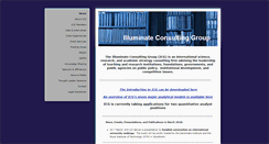Desktop Screenshot of illuminateconsultinggroup.biz